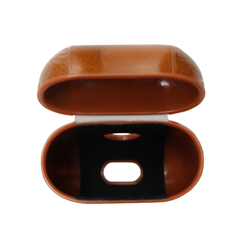 OEM Handmade case for  headset case Customized 100% Full Cow genuine leather case for Airpod Pro