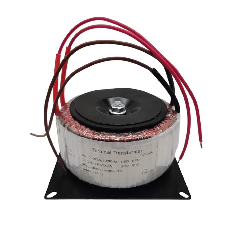 0-115 В-230 В 2x18 5 250 Вт 400 тороидальный трансформатор для аудио усилителя 50/60 Гц изоляционный на заказ