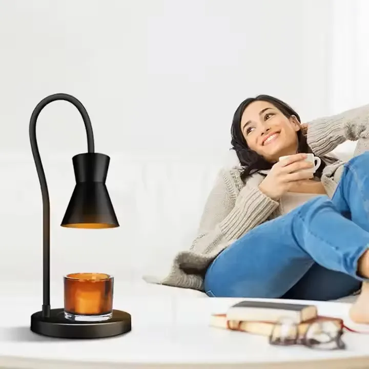 Retro Eco Wholesale Home Decor Wood Base Electric Candle Warmer Lamp Melt Wax Candle Warmer for Scented Candles Lights