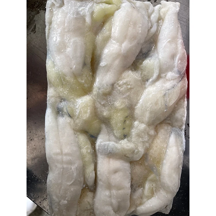 Wholesale Squid Egg Sanfeng Seafood Frozen Illex Squid Roe 1kg/Block Good Squid Meat On Sale