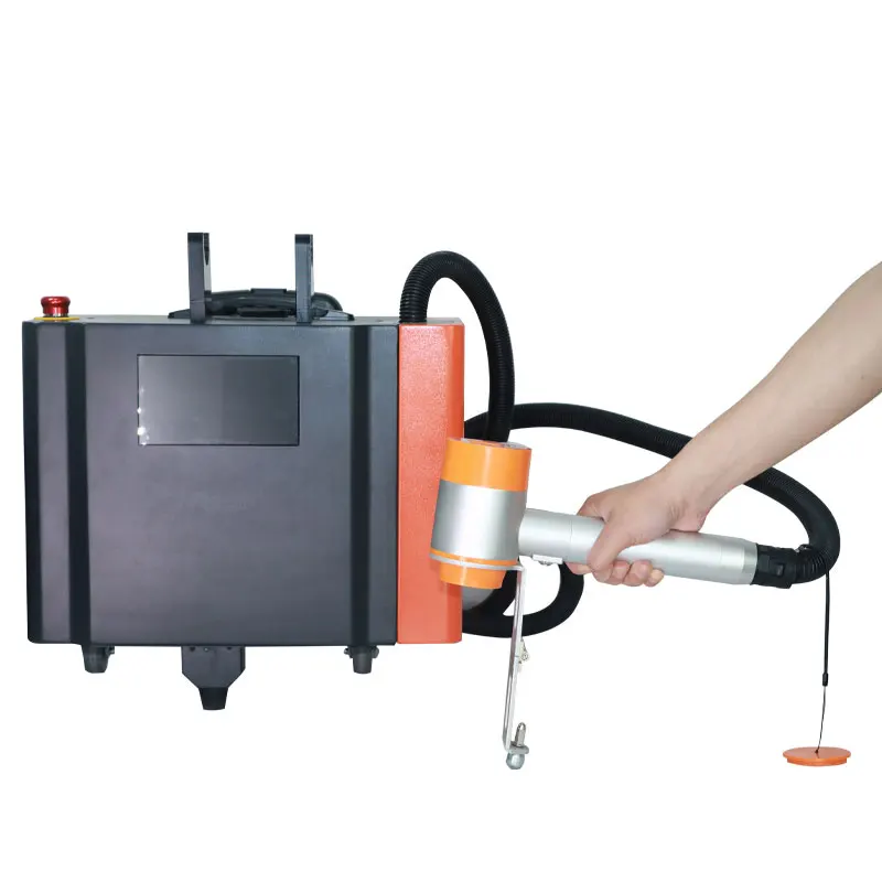 CNC LY innovative pull rod laser cleaning machine for mold cleaning marks
