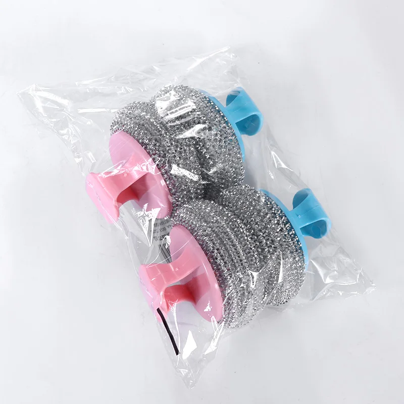 PET new type scrubber mesh scourer cleaning ball