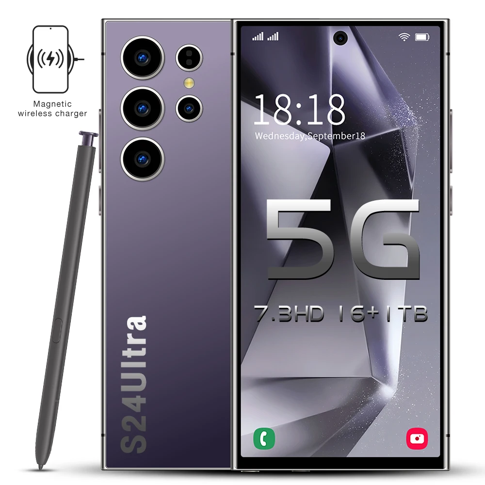 Hot Sale Fingerprint Hand Phone Quick Charge Smart Phone Dual SIM Card Cheapest Smartphone