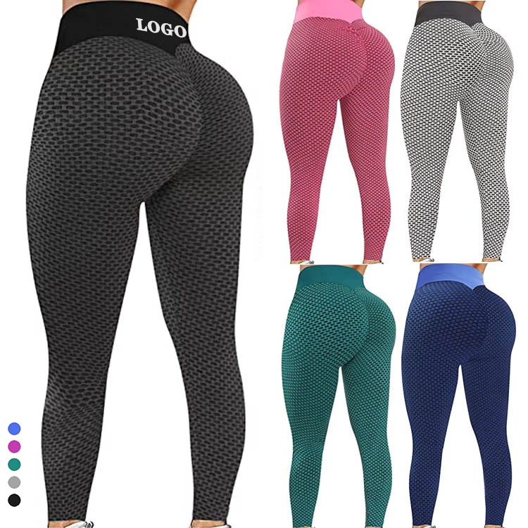 
Wholesale high quality womens gym push up leggings custom fitness yoga wear leggings 