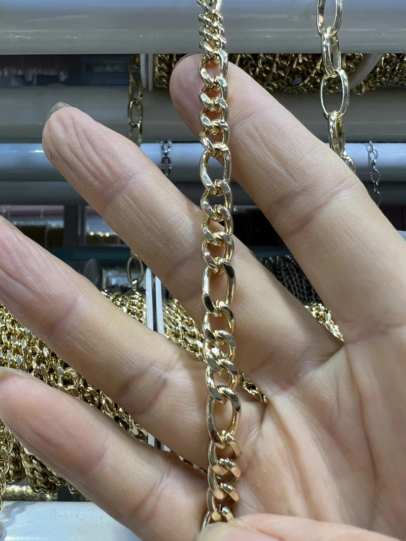 Hip Hop Jewelry Chunky 18K Gold Plated Cuban Link Chain Bracelets Stainless Steel Chains Wholesale