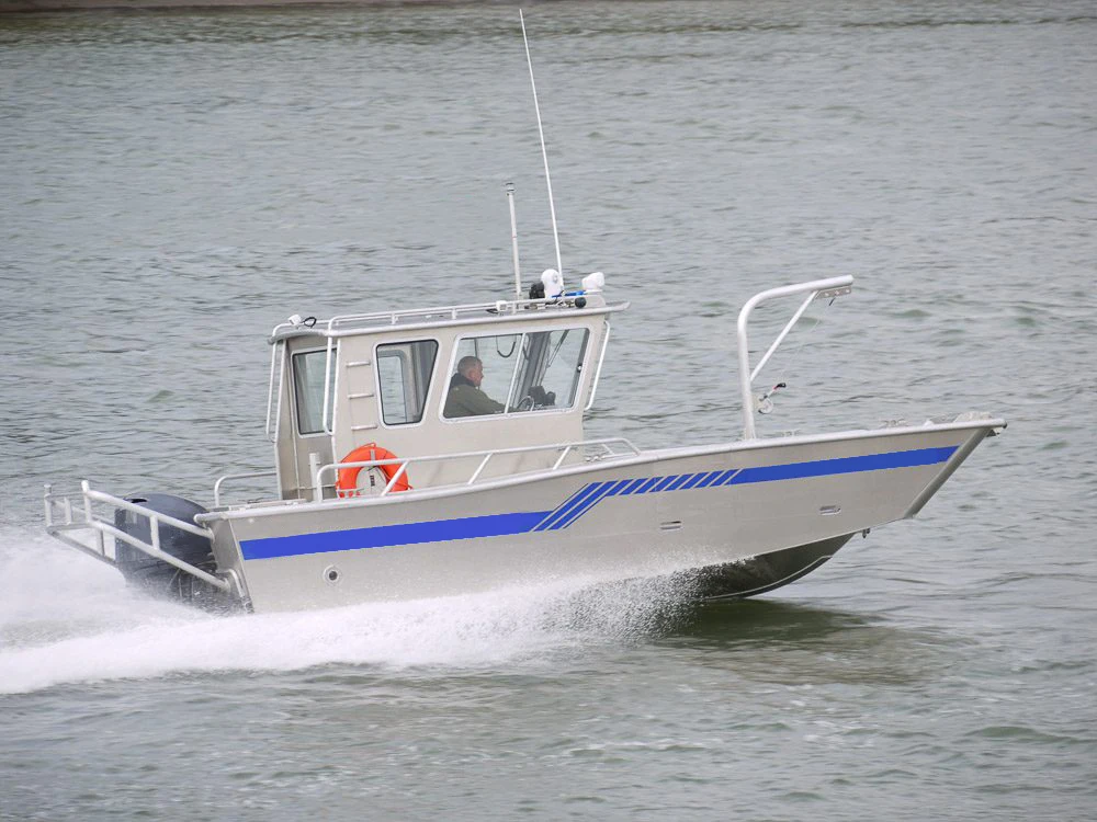 2022 Ecocmapor 23ft cabin  working aluminum barge price stock landing craft for sale