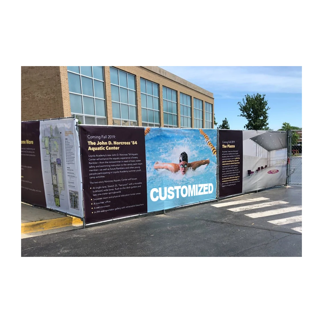 Custom printing Large size vinyl banner custom sports banner banner advertising