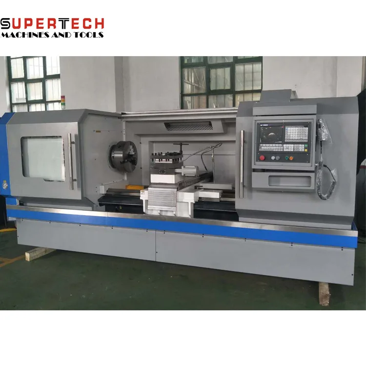 LCK800 Spindle hole 105mm cheap fanuc cnc lathe machine