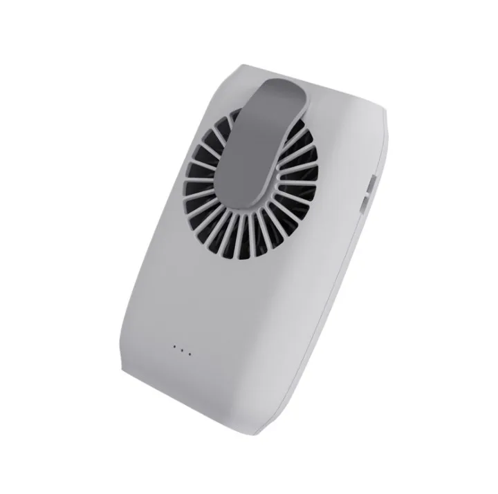 2021 new type hanging waist type fan USB charging portable mini fan hanging neck outdoor fan