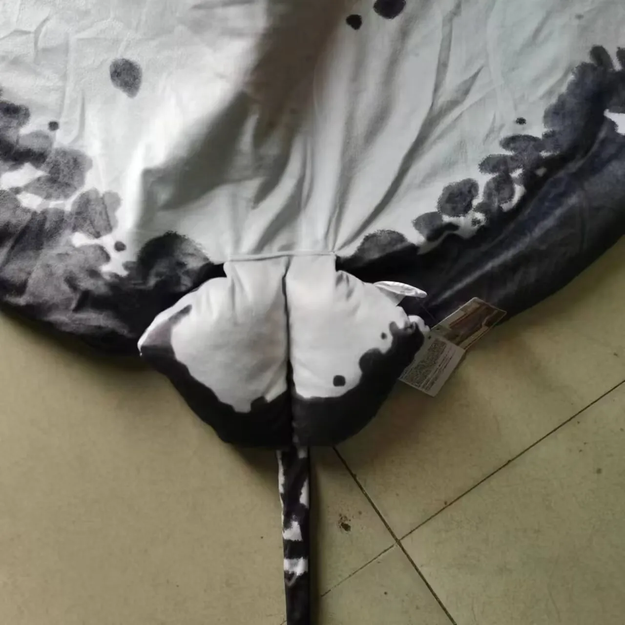 Simulation Devil Ray Carpet Pillow Doll Lifelike Manta Ray Fish Plush Toys  Air Conditioner Room talk toy