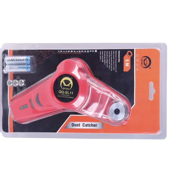 Drill Buddy Cordless Dust Collector with Laser Level with dust collector