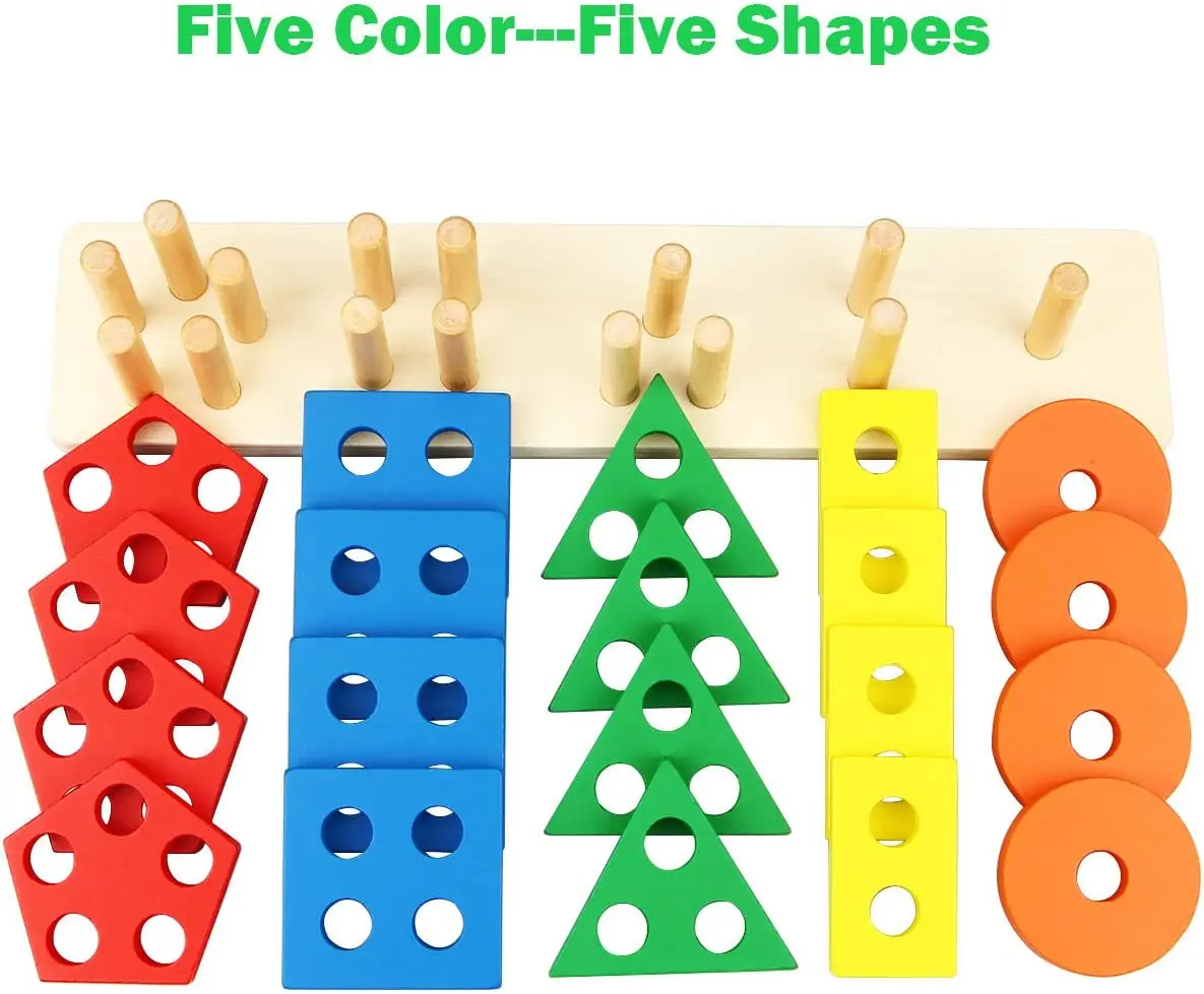 New Wooden Montessori Toys Games Educational Learning Toy Sets Kids Games Other Educational Toys Children Stem