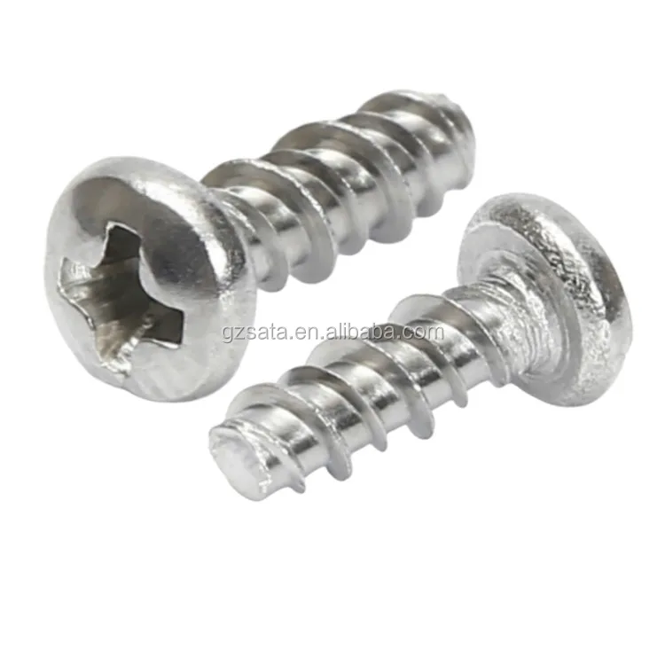 Mcmaster Carr High-Strength 410 Stainless Steel Phillips Rounded Head Thread-Forming Screws for Brittle Plastic
