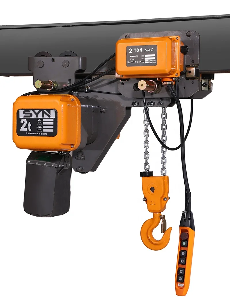 5 ton single Chain electric hoist  hook EQ Operation type Low clearance electric hoist