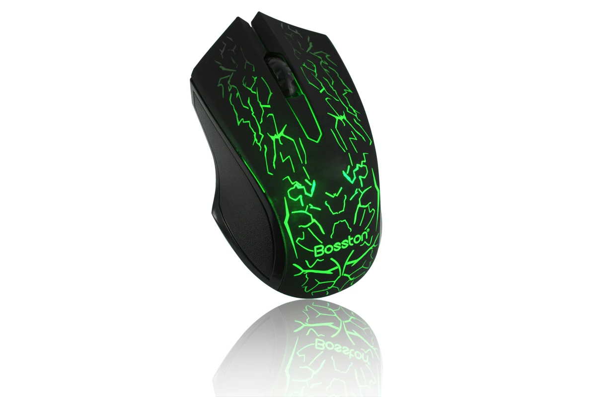 New Fashion Optical Wired Mouse 7200 DPI Optical Gaming Computer USB Mouse Laptop Black OEM Customized Buttons