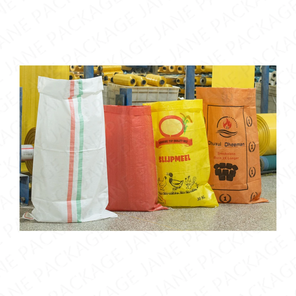 recycled pp big size sack 100kg 120kg red and blue mix weaving pp sack