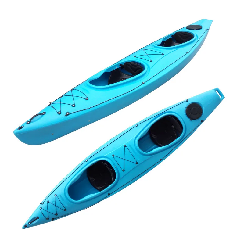 New standard plastic Touring kayaks Double sit in peddal kayaks