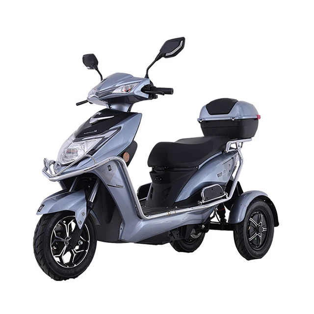 Wholesale High Quality Motorcycle 3 Wheel Moto Electric Scooter Three Wheeler For Adult