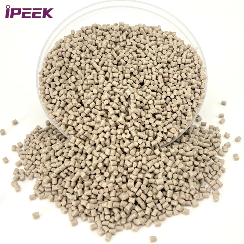 iPEEK Custom Plastic Raw Material Manufacturer Enforced Glass Fiber GF30% Engineering Polymers PEEK Granule
