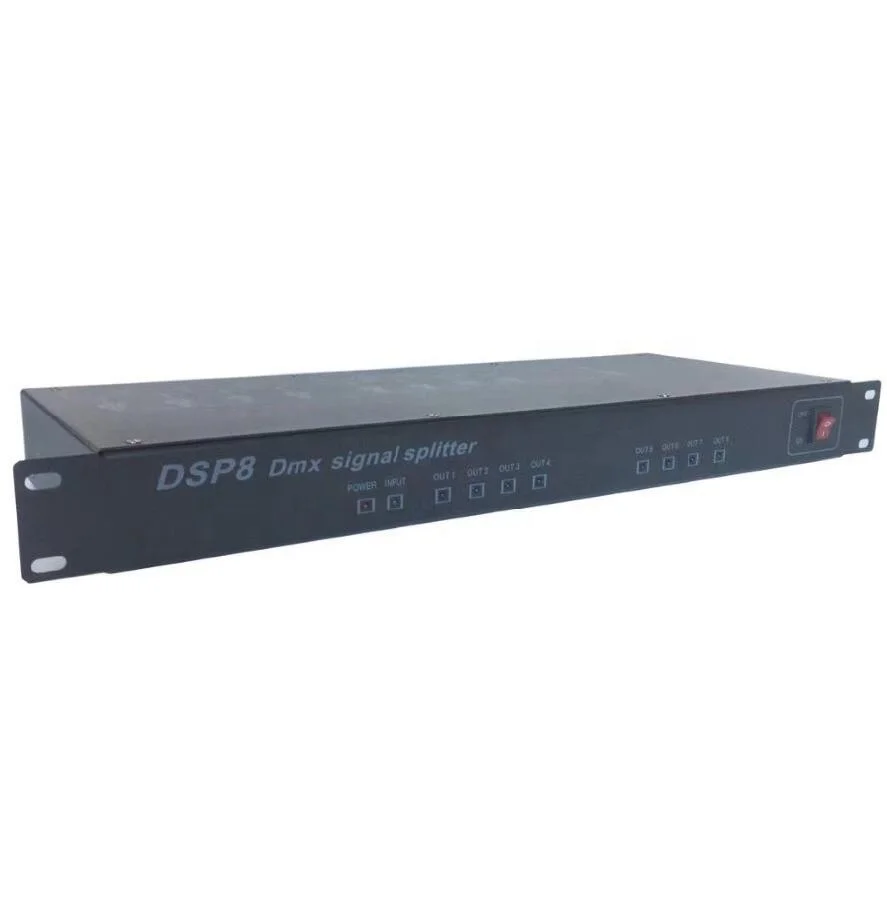 DSP8 DMX один сплиттер 8 способ оптической изоляцией dmx усилитель распределения
