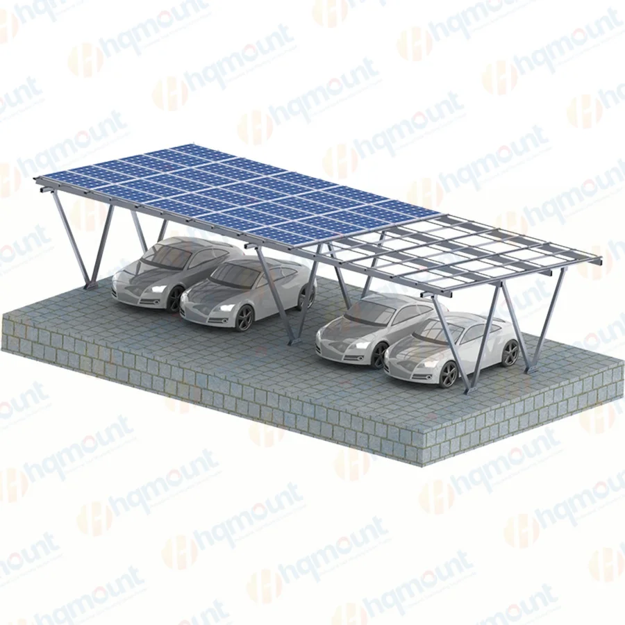 Commercial and Residential Custom Design Aluminum Photovoltaic Mounting System Solar Carport