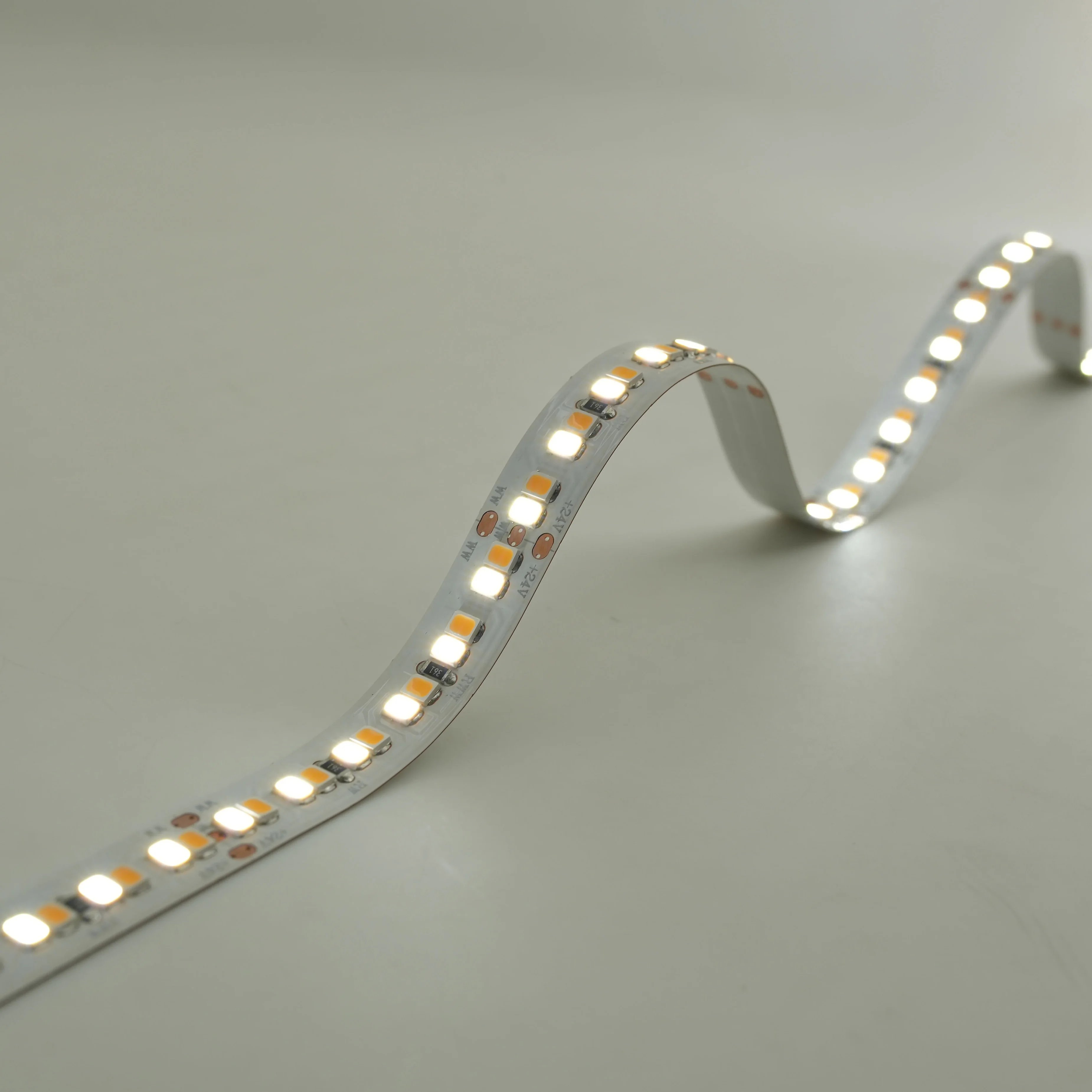 High Quality  Dual White 12V/24V 2700k-6500k 240 120 leds/m  SMD2835 LED Tape RA 90+  CCT  led strips light