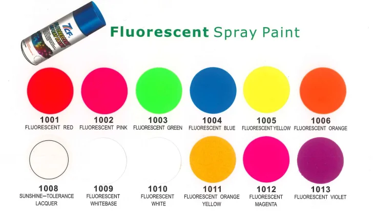 
7CF Wholesale Manufacture Auto Graffiti Decorative Paint Acrylic Resin Aerosol Colors Fluorescent Spray Paint 