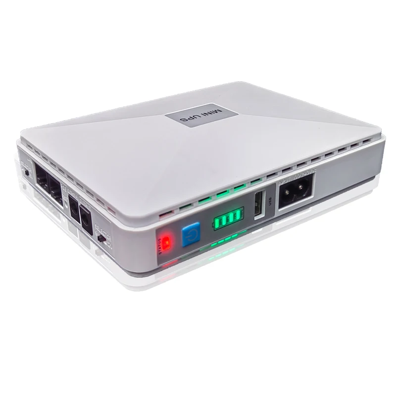 Мини DC UPS POE P18 выход 17W POE 15V 24V DC 5V 9V 12v Портативные ИБП