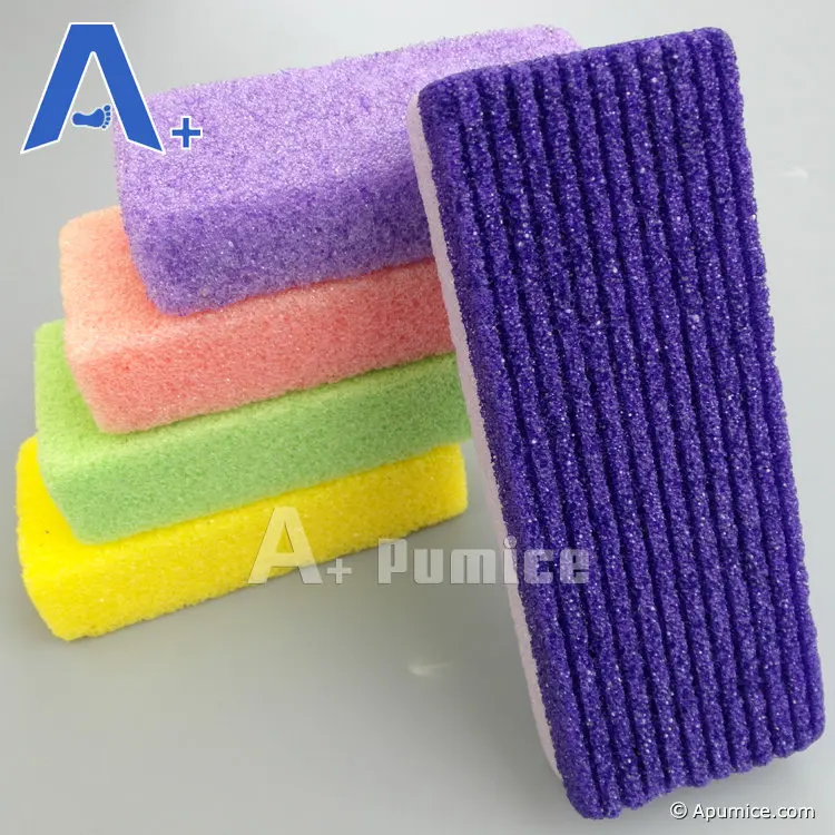 Disposable 2 in 1 Pedicure Pumice Stone Foot Scrubber Pumice Sponge