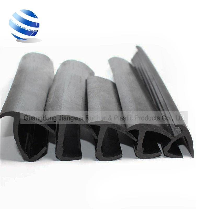 Anti-draft dry box truck rear security door black t shaped weather epdm rubber seal strip for truck