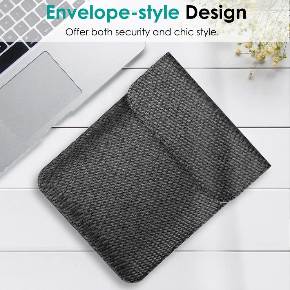 MoKo Magnetic Closure Polyester Cover Case 7-8 Inch Tablet Sleeve Bag for Fire HD 8 2018 / 2017/Fire 7 2017/2019/Kindle