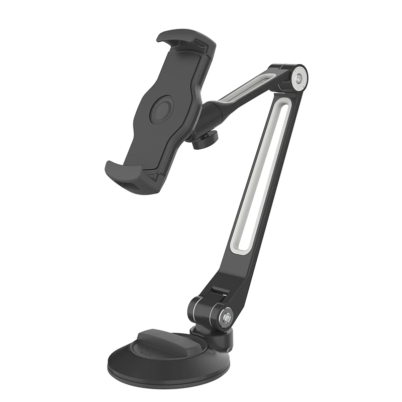 Metal Arm Aluminum Desktop Adjustable Folding Mobile Phone Stand Holder Aluminum alloy+plastic phone accessories