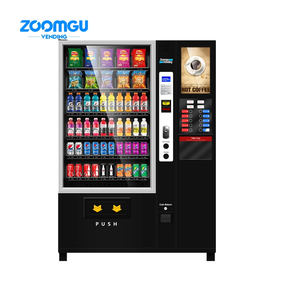 Zoomgu Convenient Vending Machines Hot Coffee Drink and Snack Vending Machine Price