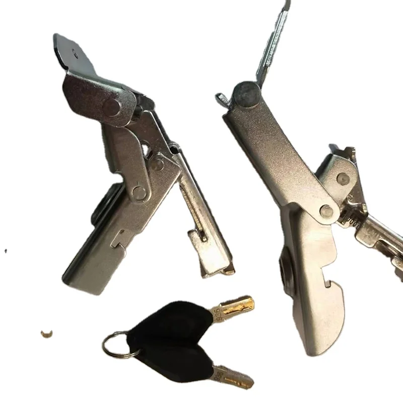 Factory Stainless steel toolbox padlock safety hasp toggle latch lock dust lock for motorcycle side box tail Case