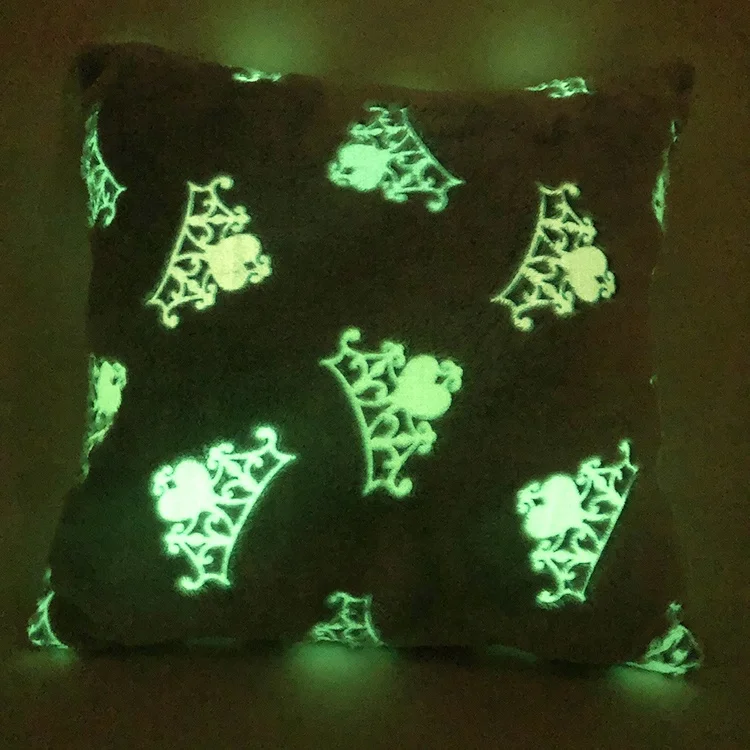 Plush Throw Blanket Pattern Shining Glow in The Dark Luminous Blanket Wholesale Custom Flannel for Kids Coral Fleece Fabric