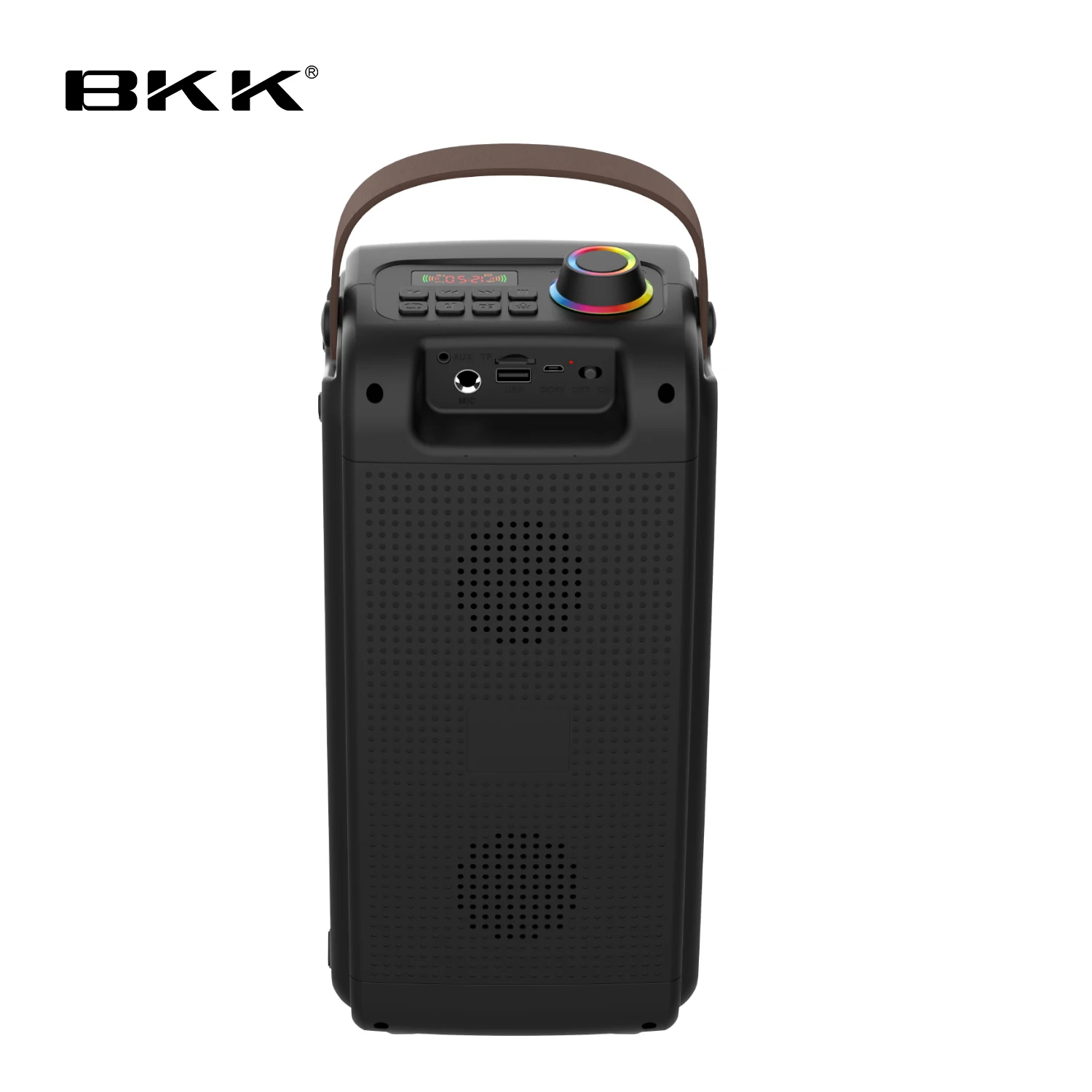 Уличный портативный микрофон для караоке динамик RGB вечеринки Bluetooth-динамик с беспроводной лампой регулятором