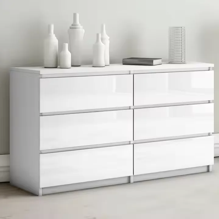 Современный Деревянный Комод с 6 ящиками