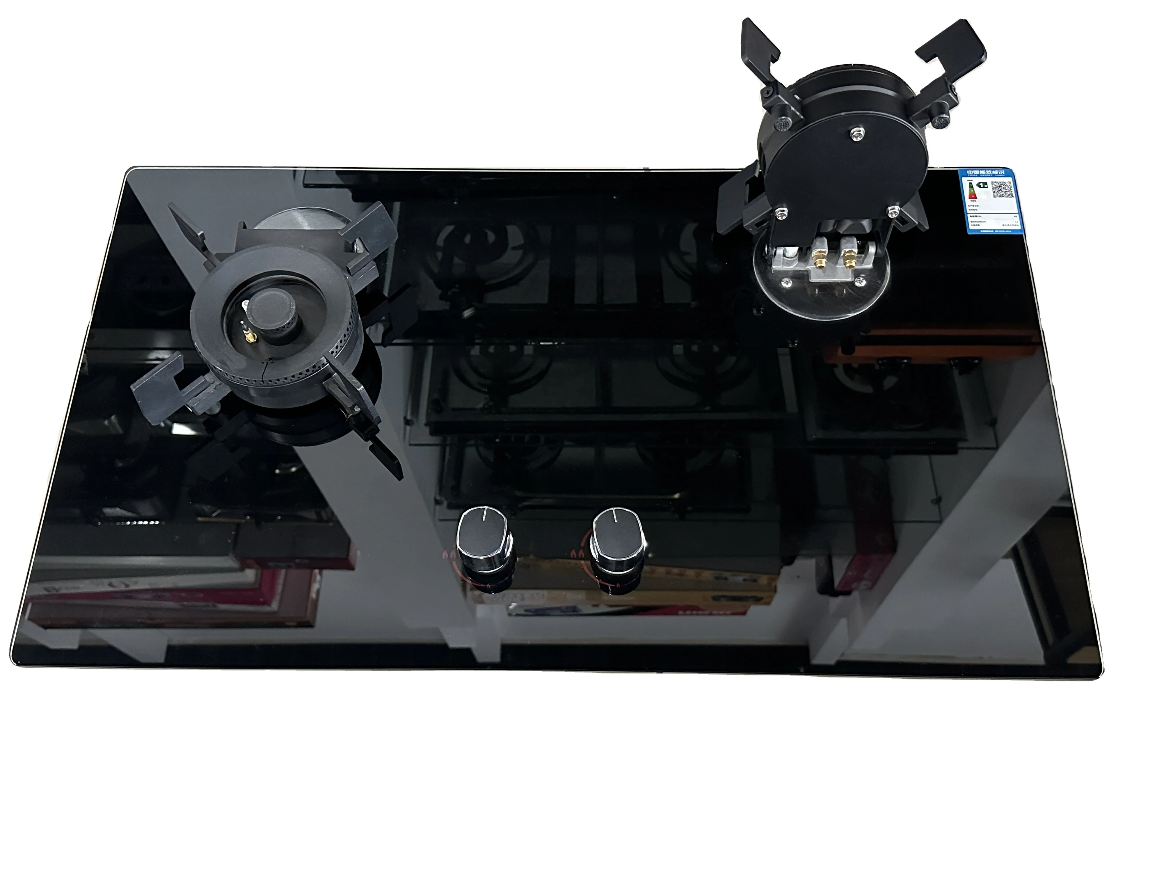 The most popular built-in gas cooker high-quality toughened glass top gas cooker 2 burner gas cooker