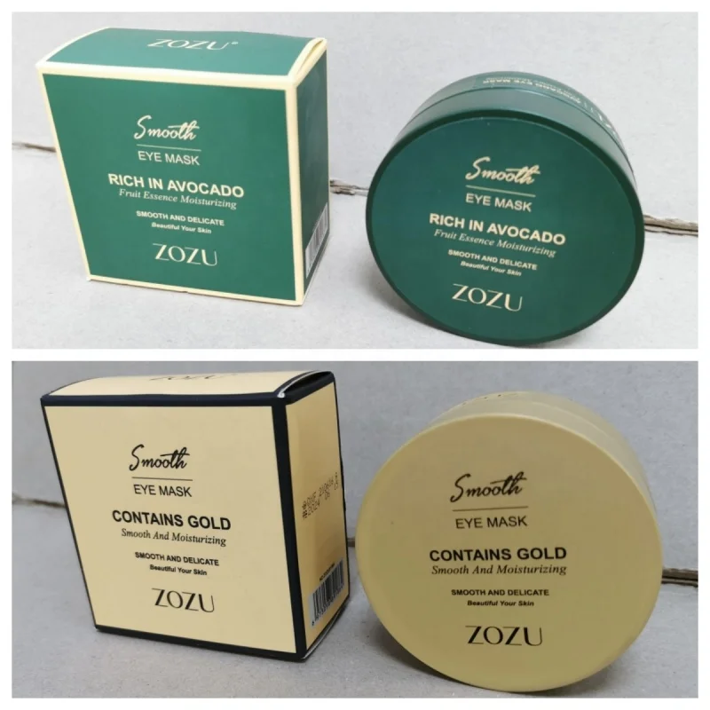 ZOZU Crystal Hydrogel Eye Patches Anti-Aging Moisturizing Whitening Eye Mask Sheet Form Chemical Mineral Ingredients Eye Care