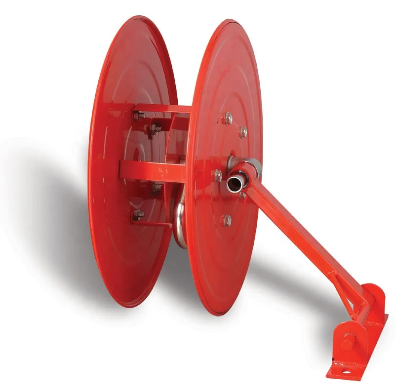 Carbon steel fire hose reel with 30 m 3/4 inch water hose for fire service