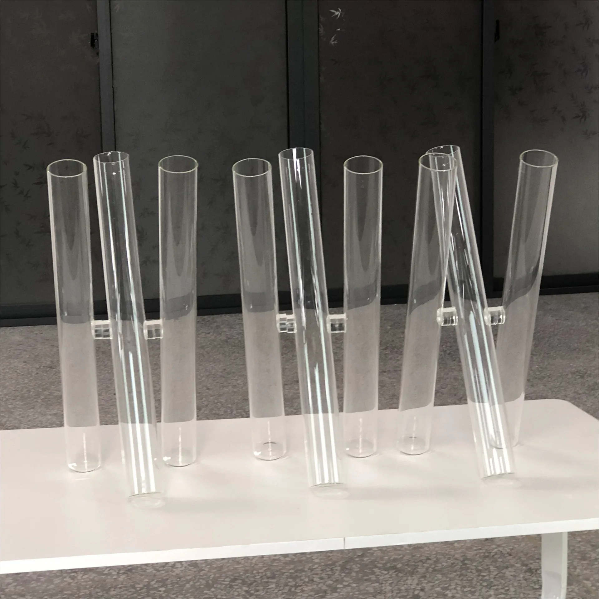 3 Glass Conjoined Test Tube Flower Vase wedding centerpieces cylinder Flower stand vase wedding decoration table centerpieces