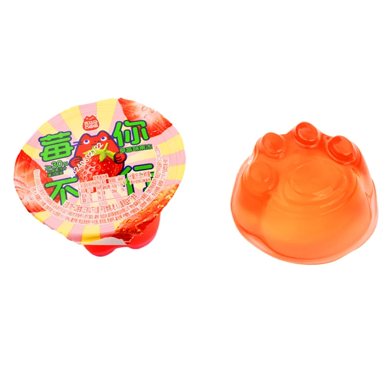 Low price cheap 30% yummy snack halal mini fruit sweet taste jelly cup