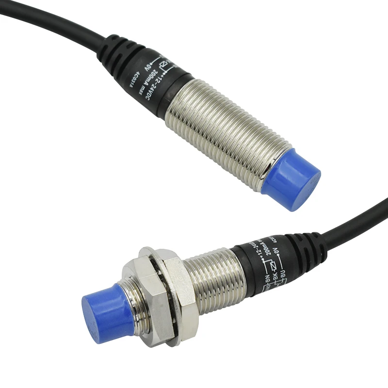 GOGO Remote Proximity Switch PRD12  Inductive Switch Proximity Sensor NPN Normally Open 12-24 VDC Waterproof Proximity Switch