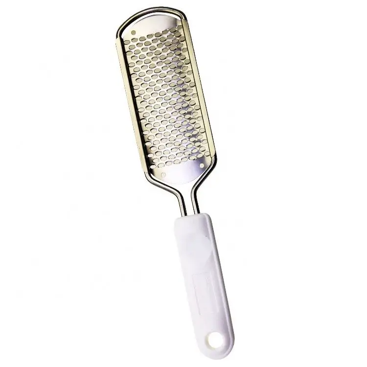 Hot Sale Cheap Plastic Handle Sanding Paper Foot File Professional Pedicure Foot Grater glass Foot File for peeling dead skin