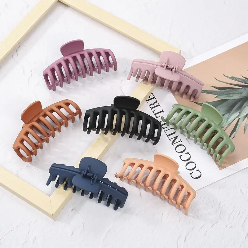 Cross-border hair grab Amazon hot 11-centimeter large-size grab suit bath hair ornament plate hair shark clip stand-up clip