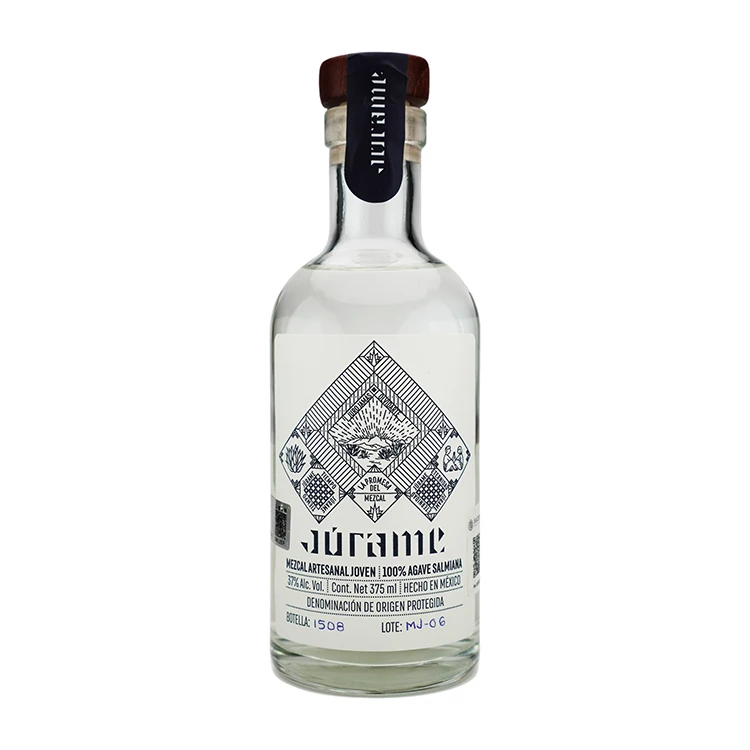 Mexico Famous Distlled Alcoholic Beverage 37% Mezcal Jurame joven 375 ml