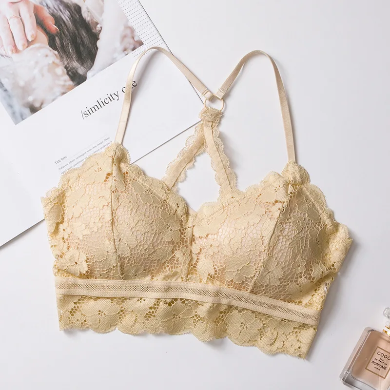 Fairy Lace Beauty Back Underwear Sexy Bra Thick Chest Mat Gather Underwear