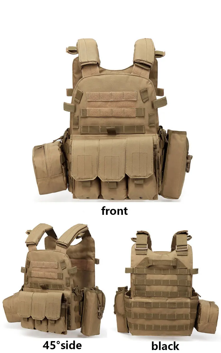 SturdyArmor OEM Other Molle Custom Tactical Equipment Combat Hunting Weighted Plate Carrier Tactical Vest for Training