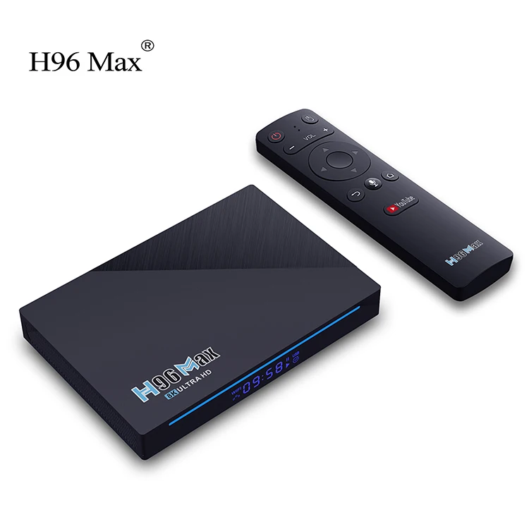 Wholesale H96 tv box manufacturer 8k quad core android set top box fast shipping tv box