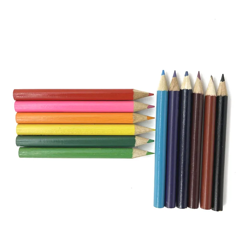 Lowest Price Back to School Best Gift Hexagonal HB Wood Small Colored Pencils Bulk for Kids